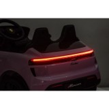 JOKO Elektrické autíčko Porsche Macan 4x4, penové kolesá, kožené sedadlo, ružové