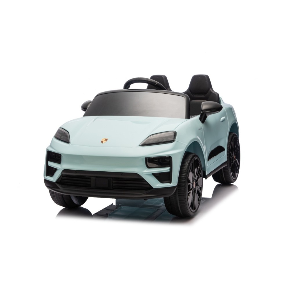 JOKO Elektrické autíčko Porsche Macan 4x4, penové kolesá, kožené sedadlo, modré