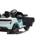 JOKO Elektrické autíčko Porsche Macan 4x4, penové kolesá, kožené sedadlo, modré