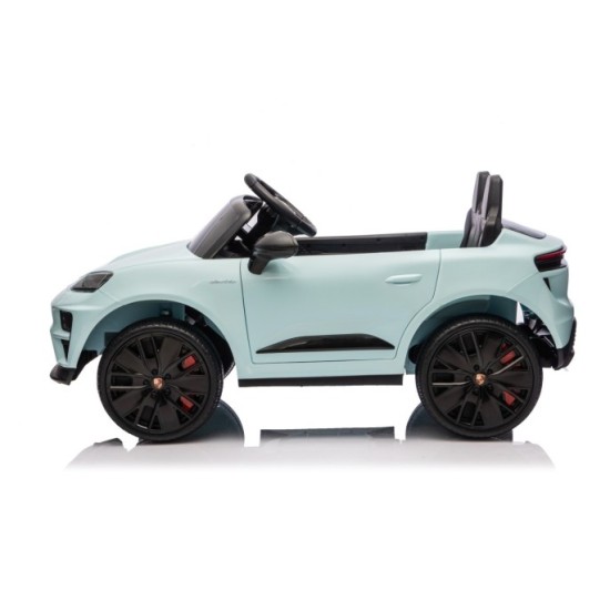 JOKO Elektrické autíčko Porsche Macan 4x4, penové kolesá, kožené sedadlo, modré