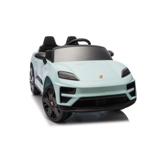 JOKO Elektrické autíčko Porsche Macan 4x4, penové kolesá, kožené sedadlo, modré
