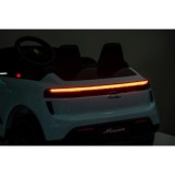 JOKO Elektrické autíčko Porsche Macan 4x4, penové kolesá, kožené sedadlo, modré
