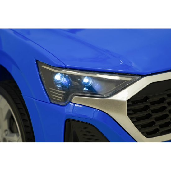 JOKO Elektrické autíčko Audi SQ8 4x4, penové kolesá, kožené sedadlo, modré