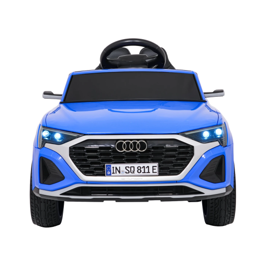 JOKO Elektrické autíčko Audi SQ8 4x4, penové kolesá, kožené sedadlo, modré