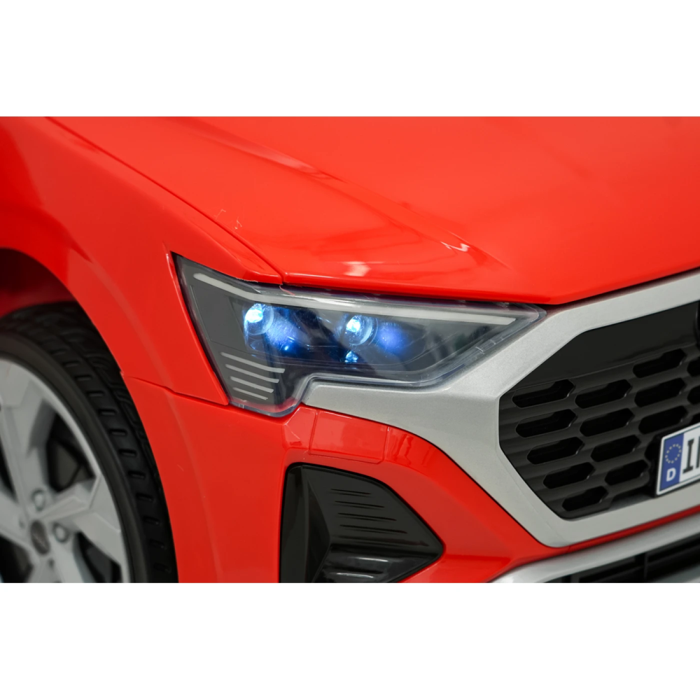 JOKO Elektrické autíčko Audi SQ8 4x4, penové kolesá, kožené sedadlo, červené