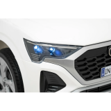 JOKO Elektrické autíčko Audi SQ8 4x4, penové kolesá, kožené sedadlo, biele