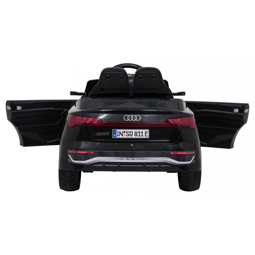 JOKO Elektrické autíčko Audi SQ8 4x4, penové kolesá, kožené sedadlo, čierne