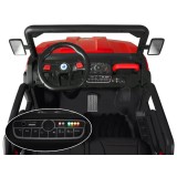 JOKO Elektrické autíčko Farmer Truck s Elektricky Vyklápacou Vlečkou, Dvojmiestne, Nosnosť 50kg, 6 kolesové, pohon 4x4 24V, peno
