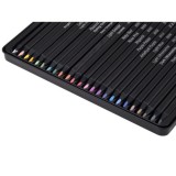 JOKO Profesionálna Sada Intenzívne Farebné ceruzky 24ks 3.3 mm Black Edition, kovové púzdro