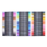 Double-sided waterproof acrylic markers 60 pcs - various uses AP0125