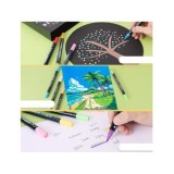 Double-sided waterproof acrylic markers 60 pcs - various uses AP0125