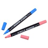 Double-sided waterproof acrylic markers 60 pcs - various uses AP0125