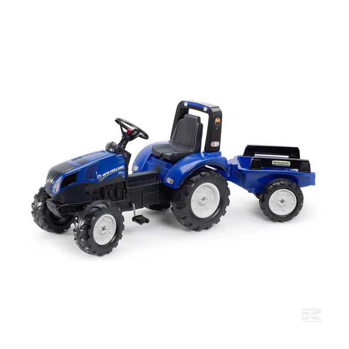 FALK Šľapací Traktor s vlečkou New Holland T8