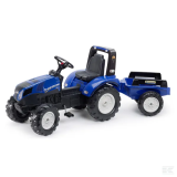 FALK Šľapací Traktor s vlečkou New Holland T8