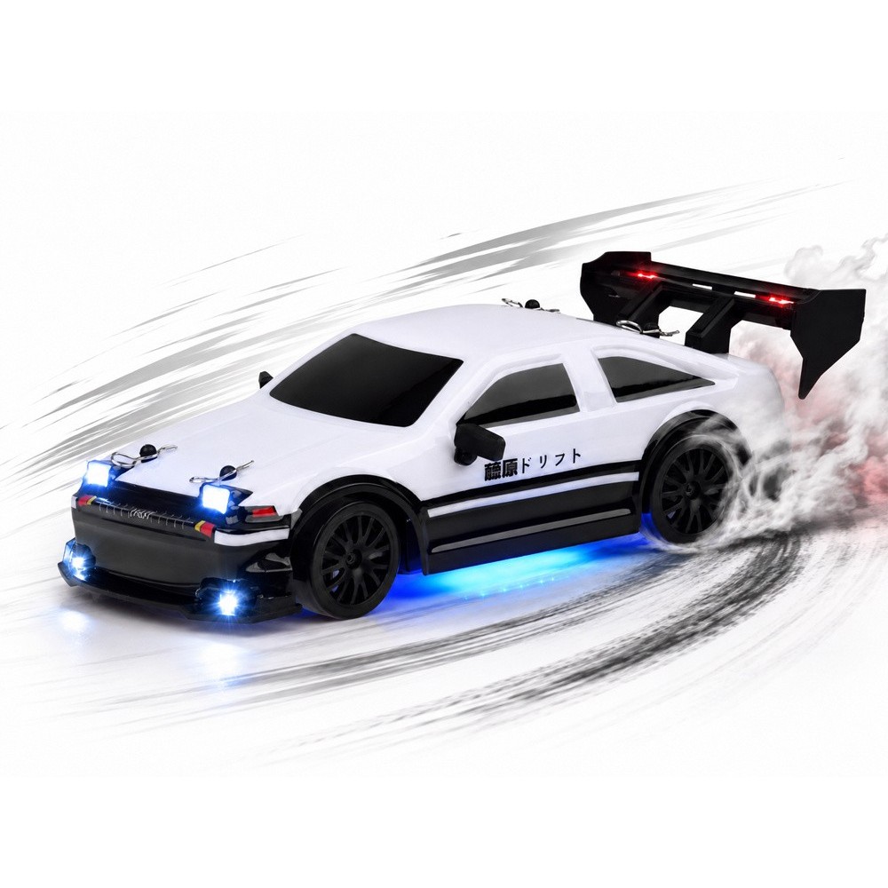 JOKO RC Športové Auto s Driftom a Podsvietením 4x4 na diaľkové ovládanie, biele