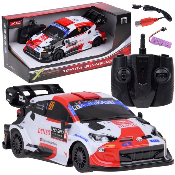 JOKO RC Auto Toyota GR Yaris WRC 1:14 na diaľkové ovládanie, usb nabíjačka