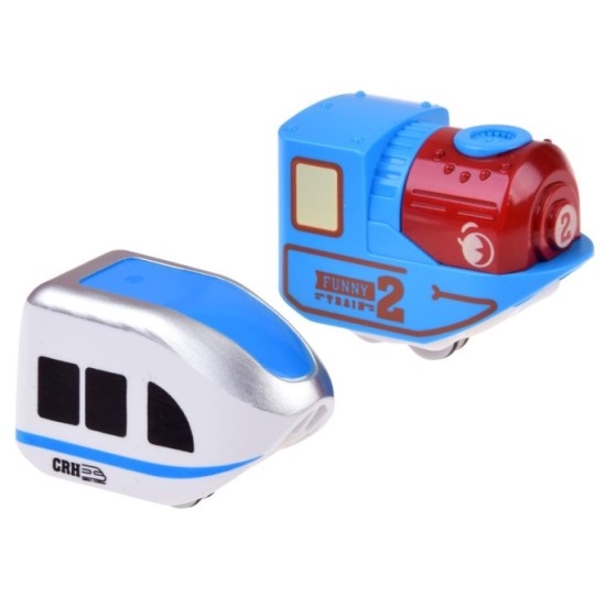 JOKO Sada Magnetické Kocky, magnetická vlaková autodráha s magnetickými vláčikmi na batérie 178ks, USB nabíjačka