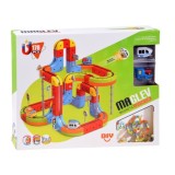 JOKO Sada Magnetické Kocky, magnetická vlaková autodráha s magnetickými vláčikmi na batérie 178ks, USB nabíjačka