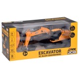 JCB RC Bager na diaľkové ovládanie, 3 vymeniteľné hroty, Licencia JCB, kovovová lyžica,so svetlom a zvukom