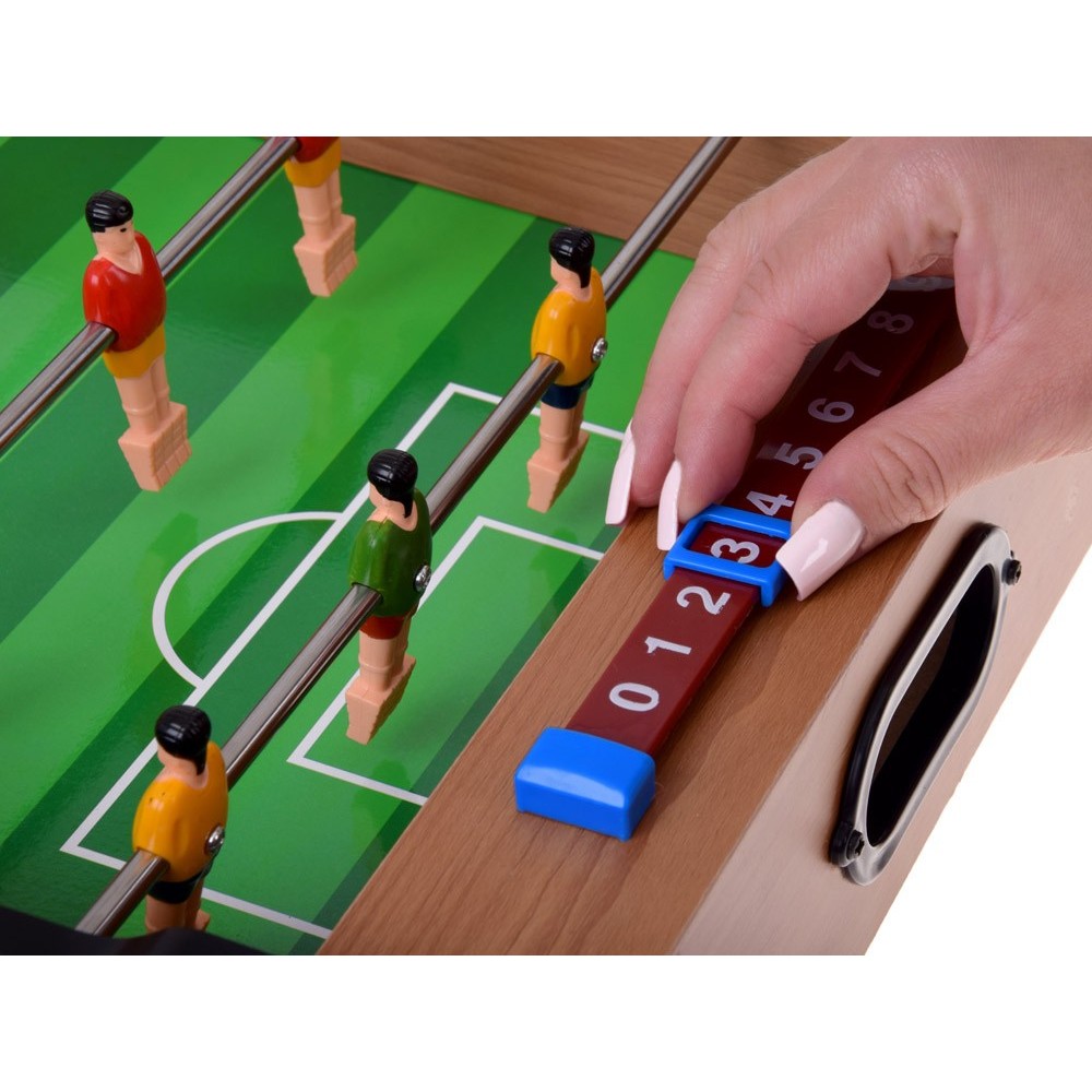 JOKO Drevený Stolný Futbal a Air Hokej 2v1