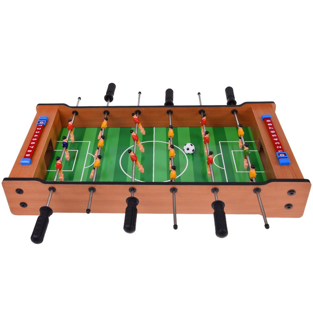 JOKO Drevený Stolný Futbal a Air Hokej 2v1