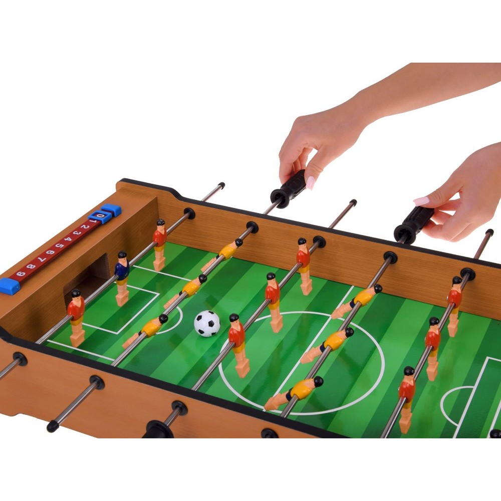 JOKO Drevený Stolný Futbal a Air Hokej 2v1