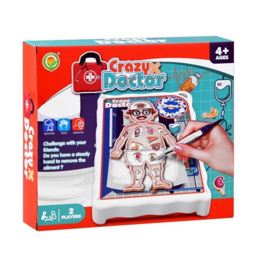 JOKO Elektronická Hra Malý Doktor Ľudské Telo na batérie, s pinzetou