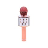 JOKO Mikrofón Karaoke, Bluetooth + nabíjačka, ružový rose