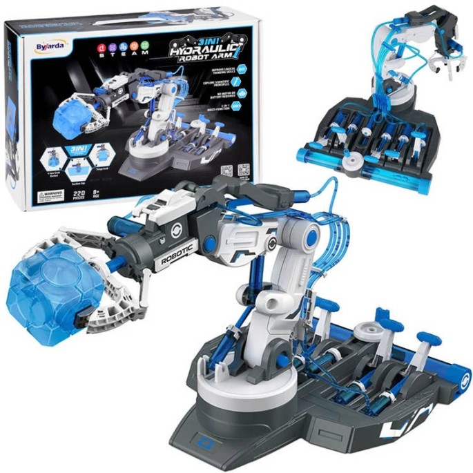 JOKO Konštrukčná Sada Hydraulická Robotická Ruka 220ks na VODU 3v1