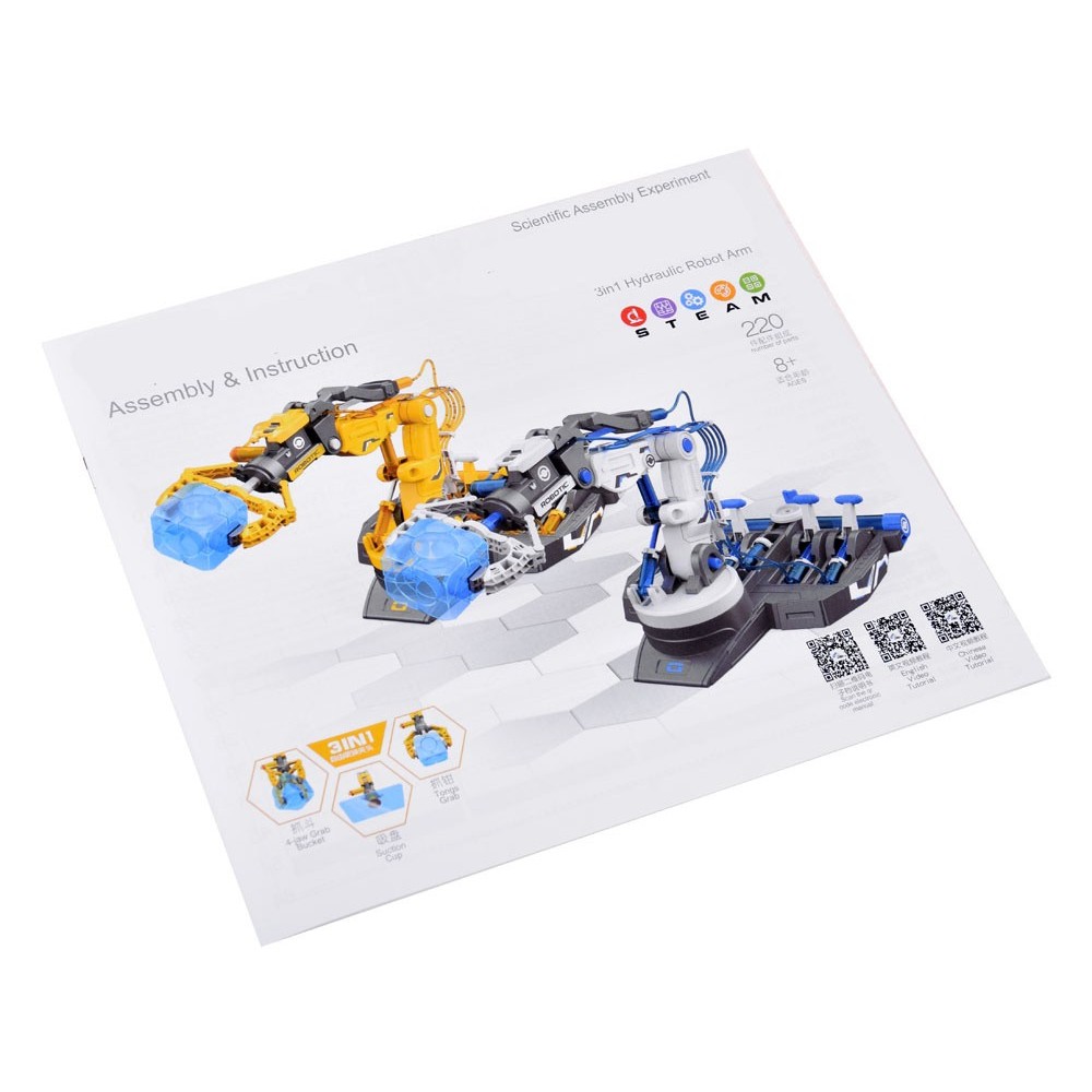 JOKO Konštrukčná Sada Hydraulická Robotická Ruka 220ks na VODU 3v1