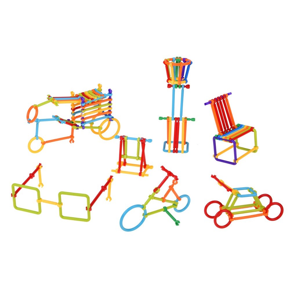 Smart Sticks Construction Set with Sticks and Connectors, 300 Pieces ZA6325
