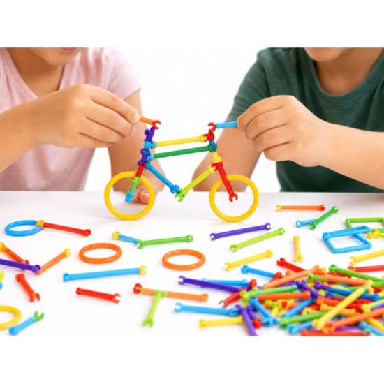 Smart Sticks Construction Set with Sticks and Connectors, 300 Pieces ZA6325