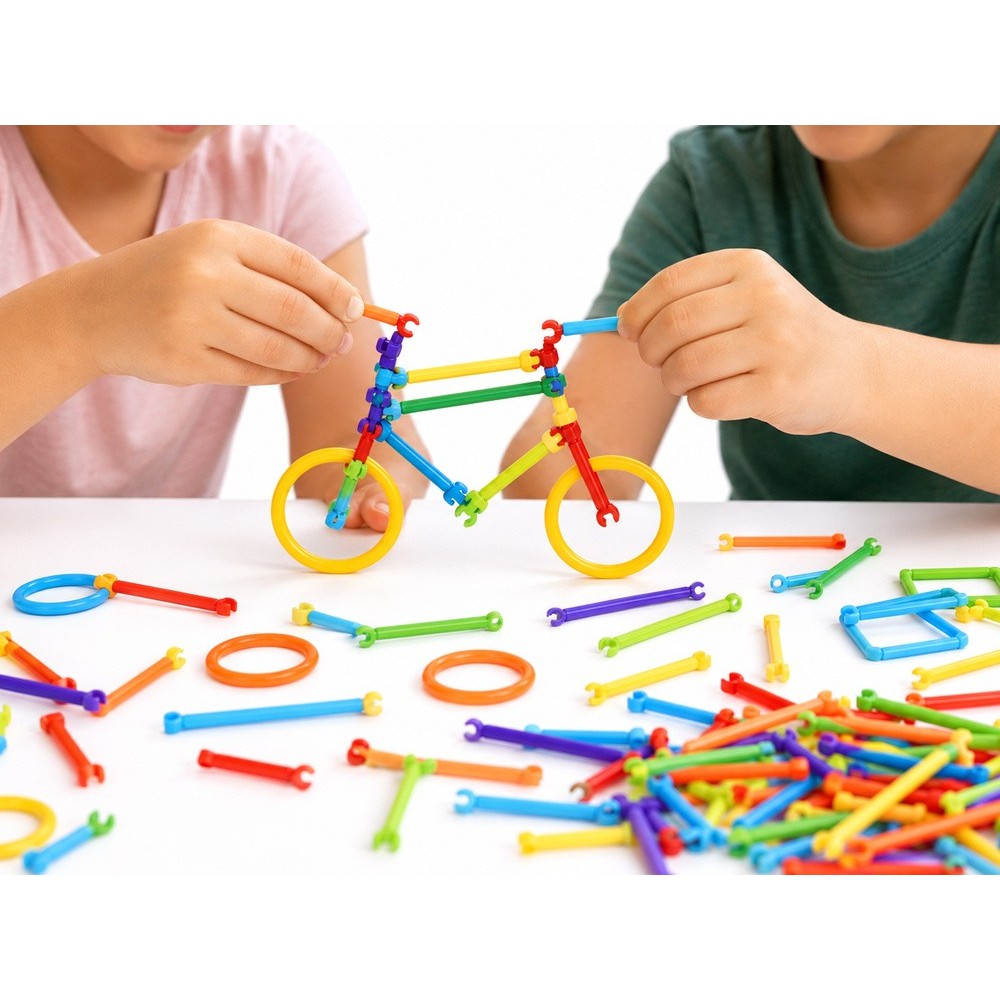 Smart Sticks Construction Set with Sticks and Connectors, 300 Pieces ZA6325