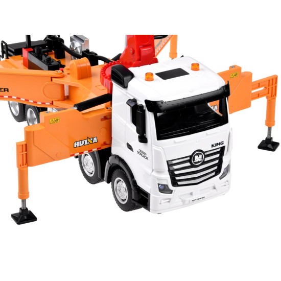 JOKO RC Nákladné auto s pumpou na betón Huina 1381 1:18 so svetlom a zvukom + Výsuvné Rameno