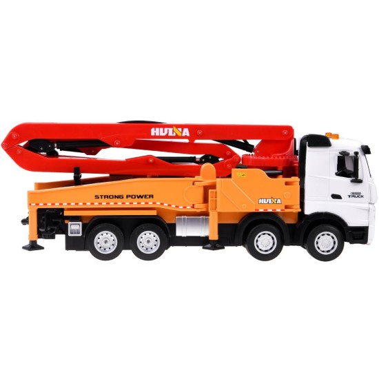 JOKO RC Nákladné auto s pumpou na betón Huina 1381 1:18 so svetlom a zvukom + Výsuvné Rameno