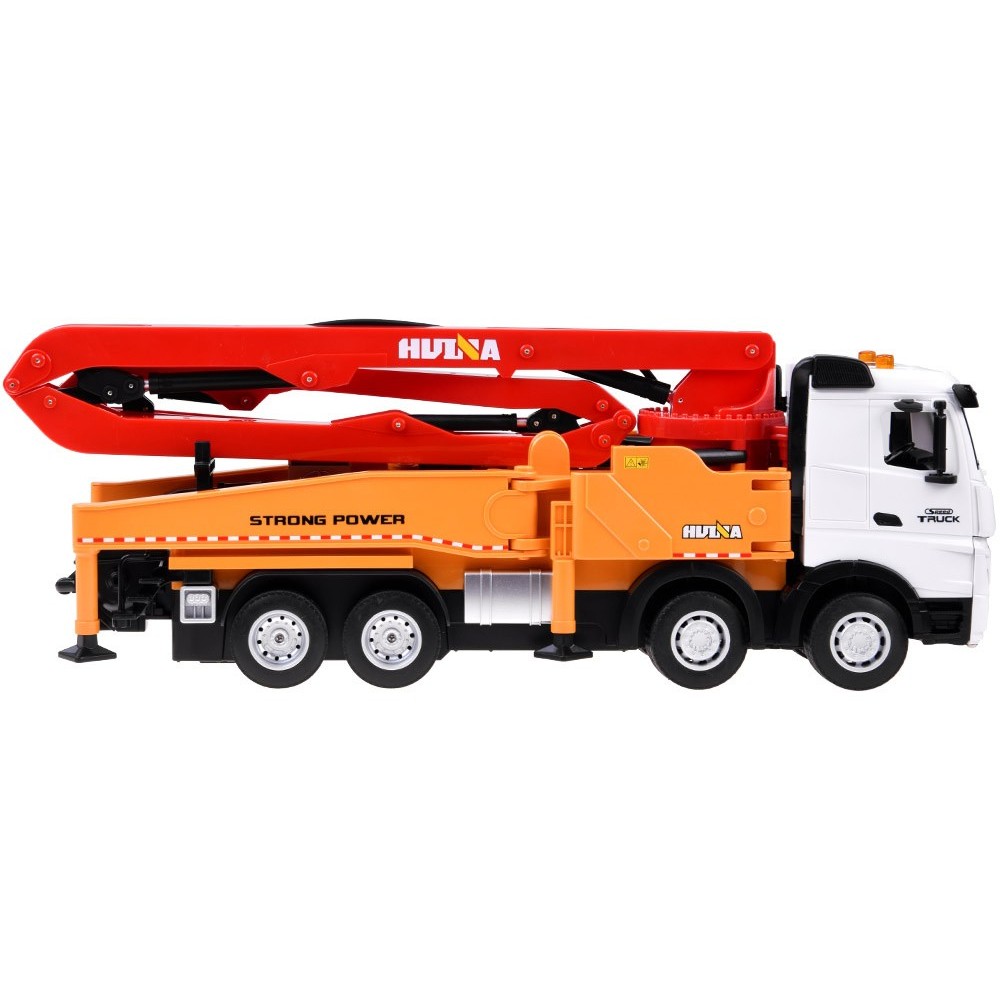 JOKO RC Nákladné auto s pumpou na betón Huina 1381 1:18 so svetlom a zvukom + Výsuvné Rameno
