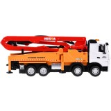 RC Nákladné auto s pumpou na betón Huina 1381 1:18 so svetlom a zvukom + Výsuvné Rameno