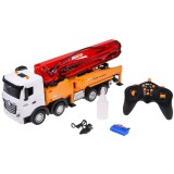 JOKO RC Nákladné auto s pumpou na betón Huina 1381 1:18 so svetlom a zvukom + Výsuvné Rameno