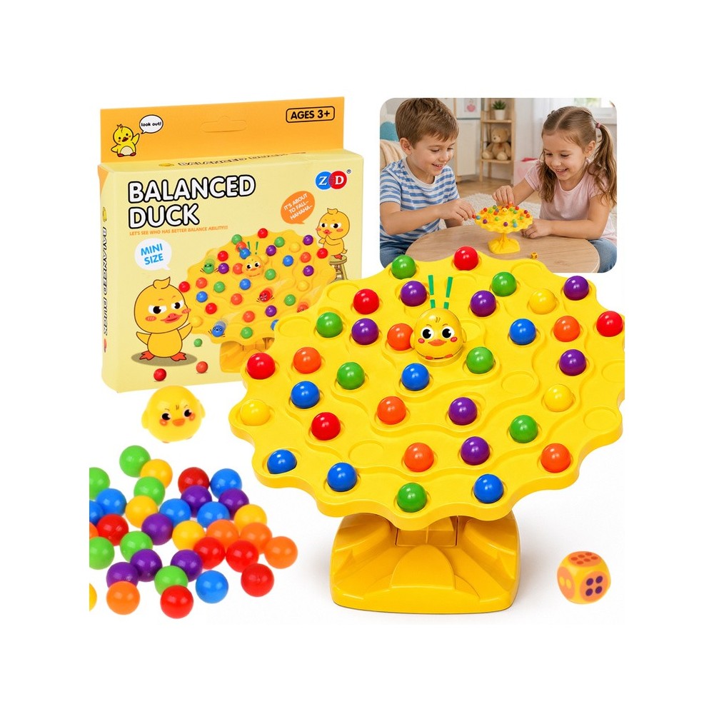 JOKO Spoločenská Hra Balancujúca Kačicka s guličkami Balanced Duck