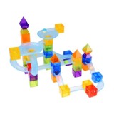 JOKO Sada Magnetické Guličková Dráha Marble Run 75ks, magnetické kocky
