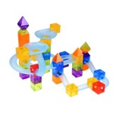 JOKO Sada Magnetické Guličková Dráha Marble Run 75ks, magnetické kocky