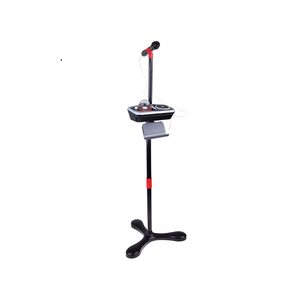 JOKO Detský DJ mixážny pult pre deti s mikrofónom a stojanom, karaoke, Bluetooth, Funkcia Nahrávania, LED svetlo