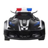 JOKO RC Autíčko Polícia s DYMOM + svetelné efekty, policajné auto na diaľkové ovládanie, čierne