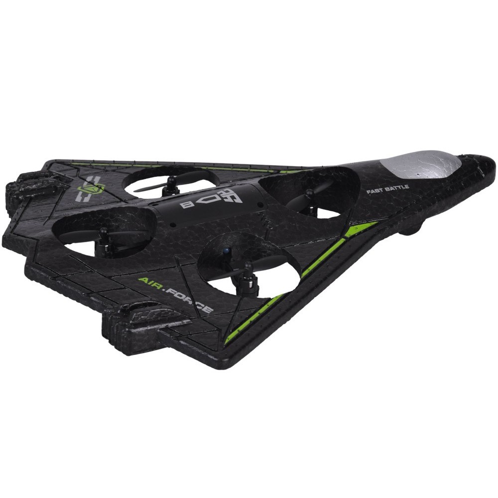 JOKO RC Dron Fighter – 360°, LED svetlo, kvadrokoptéra na diaľkové ovládanie, zelený
