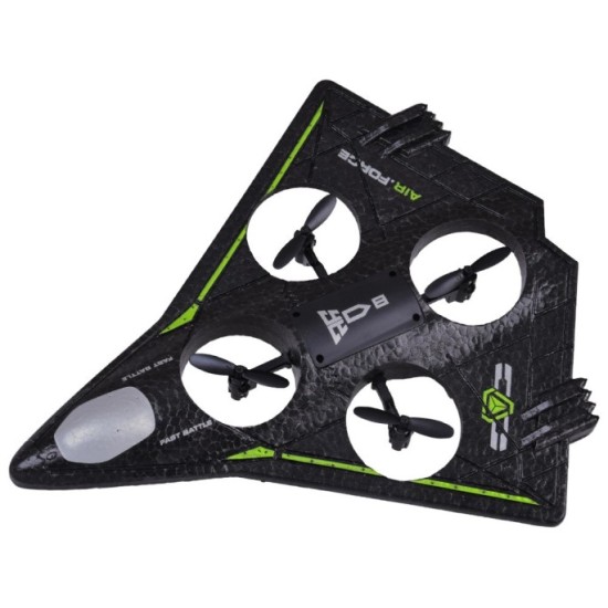 JOKO RC Dron Fighter – 360°, LED svetlo, kvadrokoptéra na diaľkové ovládanie, zelený