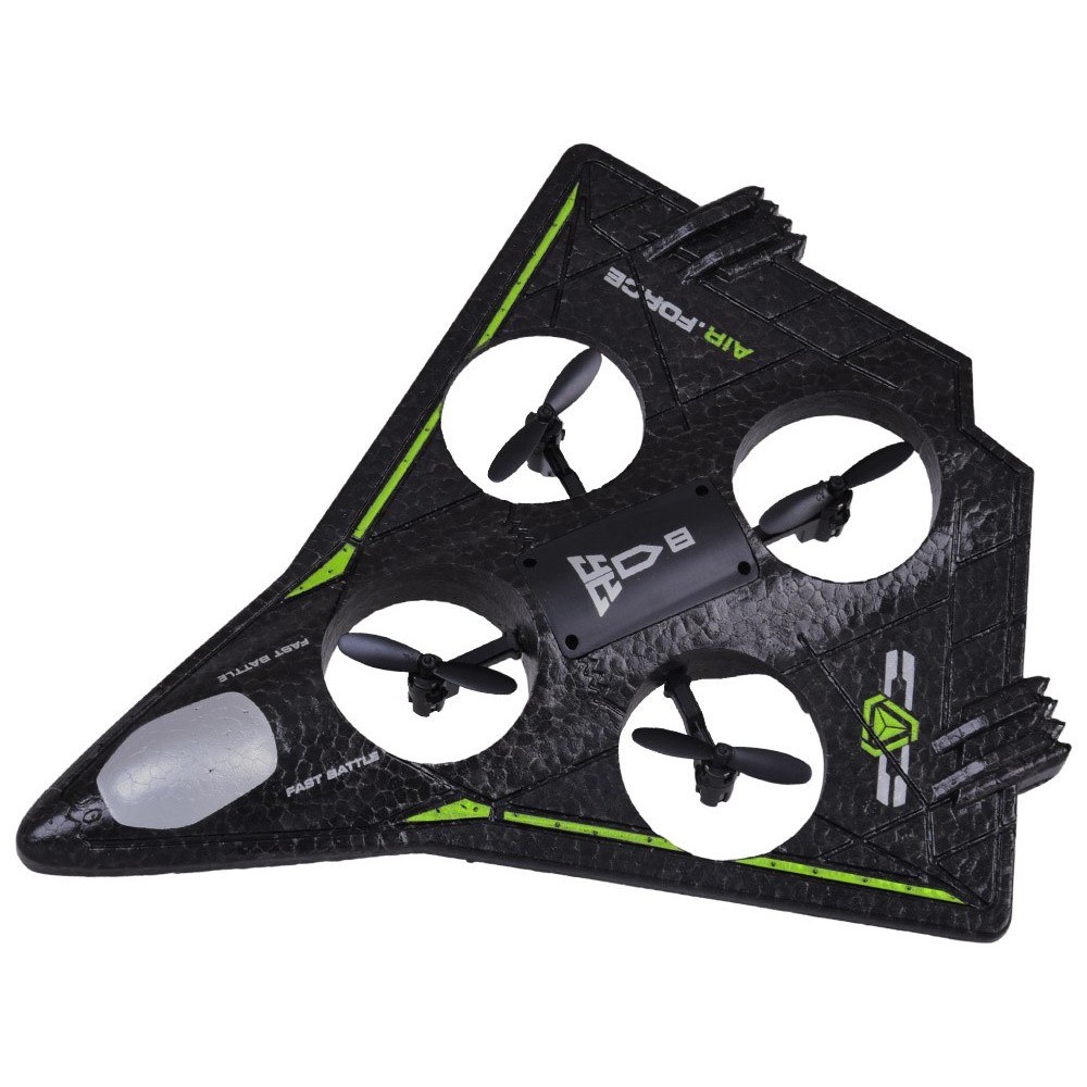 JOKO RC Dron Fighter – 360°, LED svetlo, kvadrokoptéra na diaľkové ovládanie, zelený
