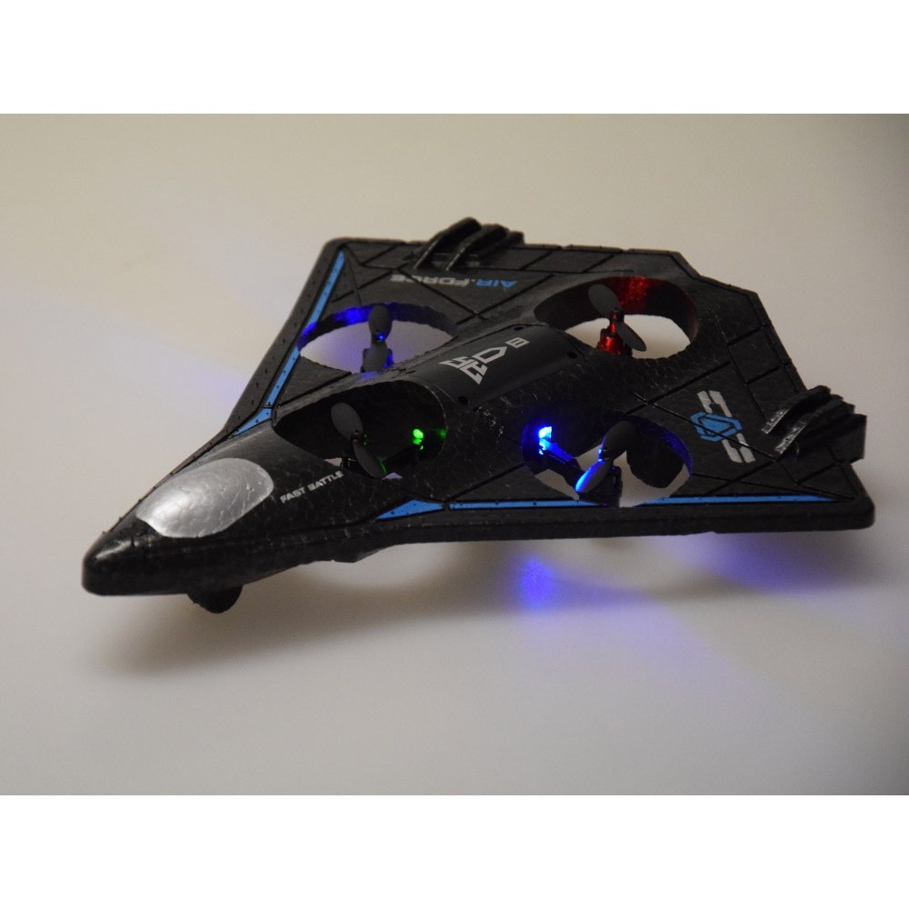 JOKO RC Dron Fighter – 360°, LED svetlo, kvadrokoptéra na diaľkové ovládanie, modrý