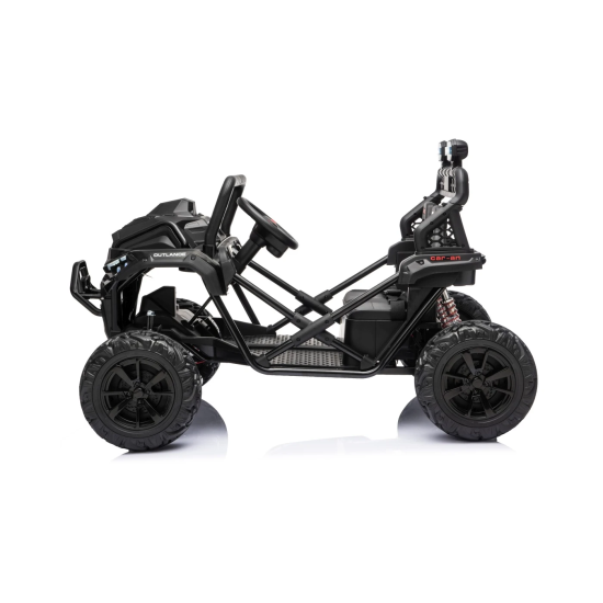 JOKO Elektrické autíčko Buggy Sport OUTLAND 4x200W, Dvojmiestne kožené sedadlo, Penové kolesá, Nosnosť 50kg, čierne