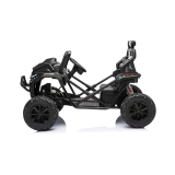JOKO Elektrické autíčko Buggy Sport OUTLAND 4x200W, Dvojmiestne kožené sedadlo, Penové kolesá, Nosnosť 50kg, čierne