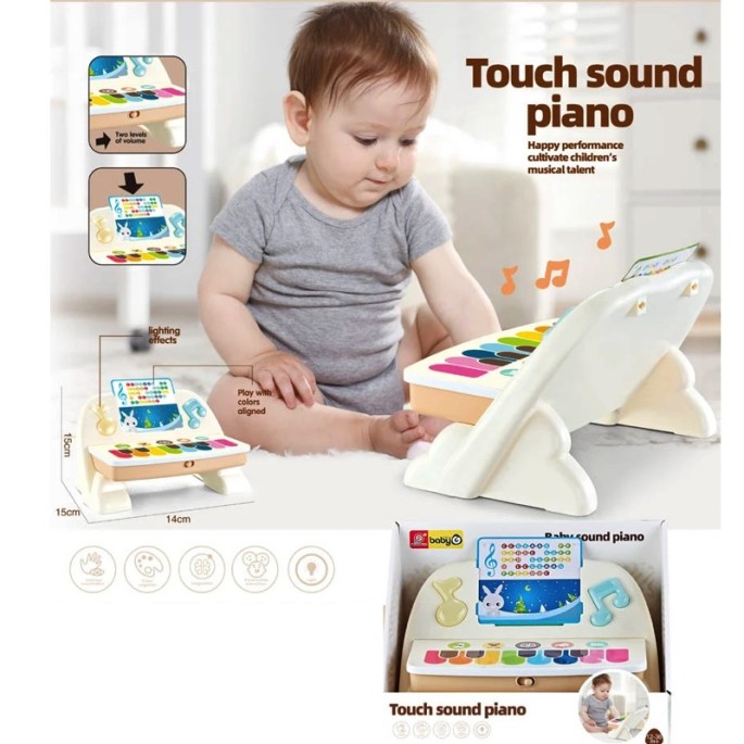 JOKO Detský Interaktívny Klavír Touch Piano na batérie